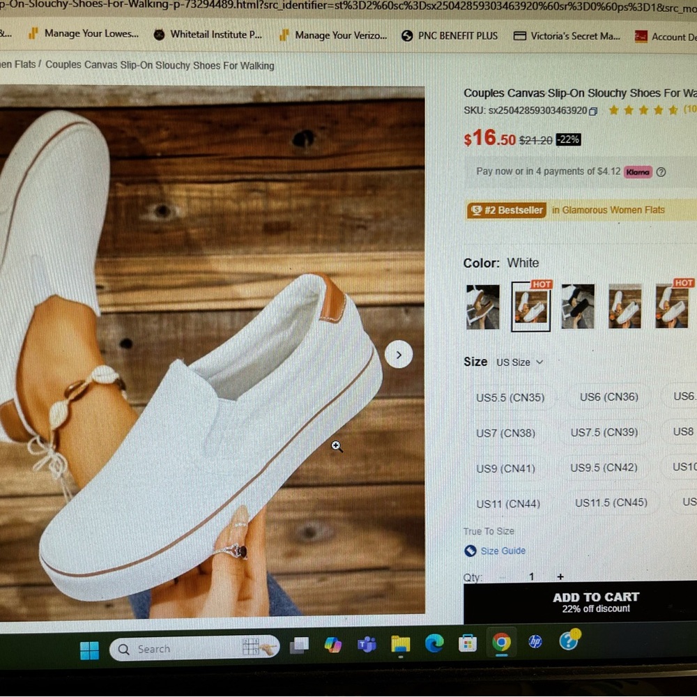SHEIN White Slip-On Canvas Loafers